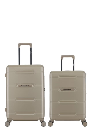 ?  Valise cabine et valise semaine  (S/M) - 60/66 cm - Beige