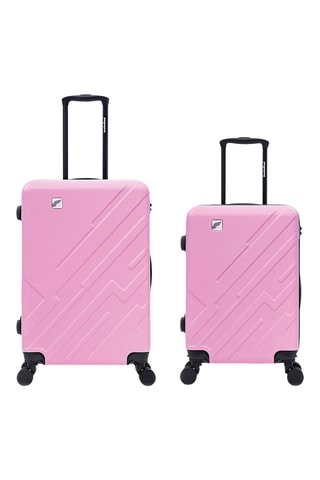 Valise cabine et valise semaine (S/M) - 56/66 cm - Rose