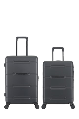 Valise cabine et valise semaine (S/M) - 60/66 cm - Gris