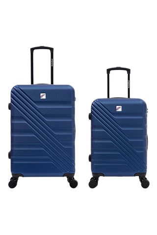 Valise cabine et valise semaine (S/M) - 55/65 cm - Bleu marine