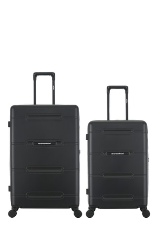 Valise semaine et valise grand volume (M/L) - 66/76 cm - Noir