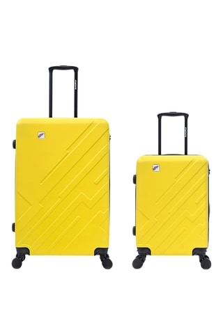 Valise cabine et valise grand volume (S/L) - 75/56 cm - Jaune
