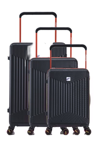 Set de 3 valises - 58/68/76 cm - Noir