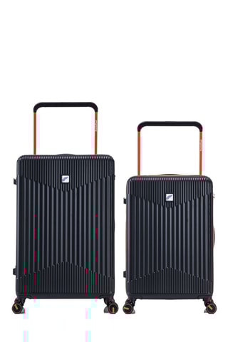 Valise semaine et valise grand volume (M/L) - 68/76 cm - Noir