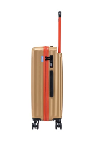 Valise grand volume (L)  - 76 cm - Beige