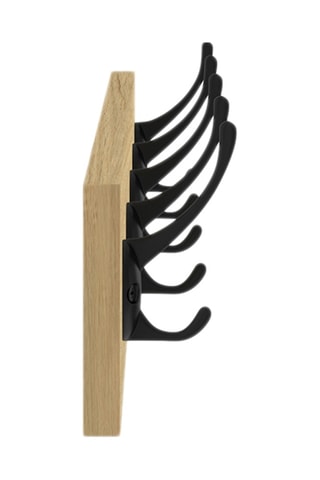 2 porte-manteaux muraux - 60 x 10 x 1,2 cm