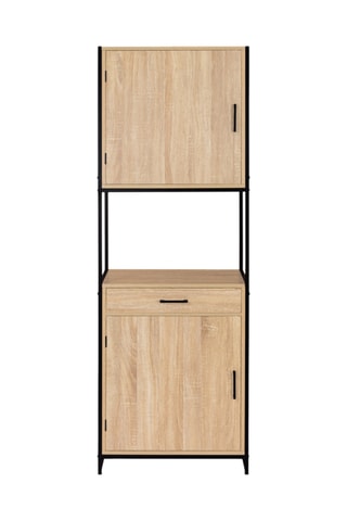 Vaisselier industriel 2 portes Memphis - 60 x 170 x 40 cm