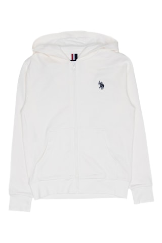 Sweat com capuz - Branco