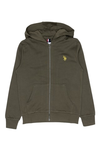 Sweat com capuz - Verde