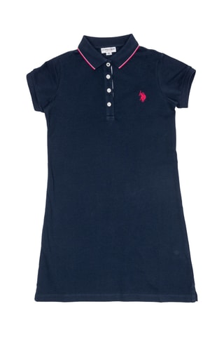 Vestido-polo - Azul