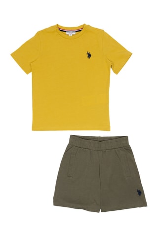 T-shirt e calções - Verde