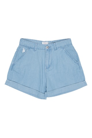 Calções de ganga - Azul