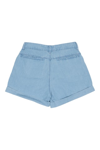 Calções de ganga - Azul