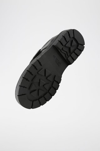 Derbies em couro - Preto