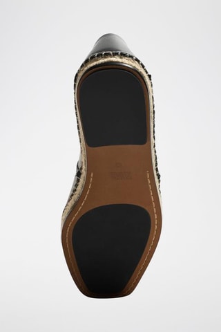 Alpargatas em couro - Preto