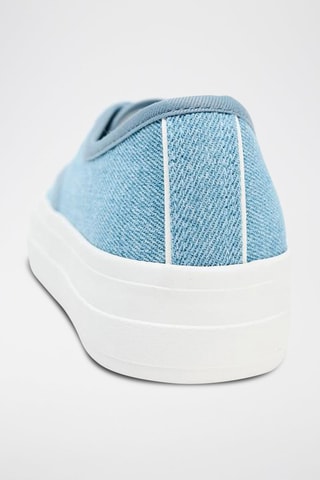 Ténis plataforma - Azul-celeste