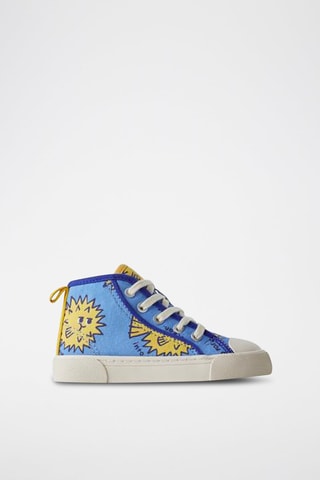 Ténis subidos - Azul-celeste