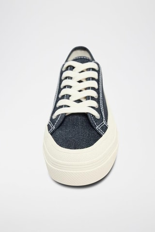 Ténis plataforma - Azul-escuro