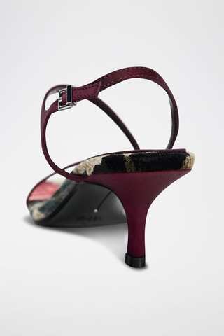 Sandálias de salto - Bordô