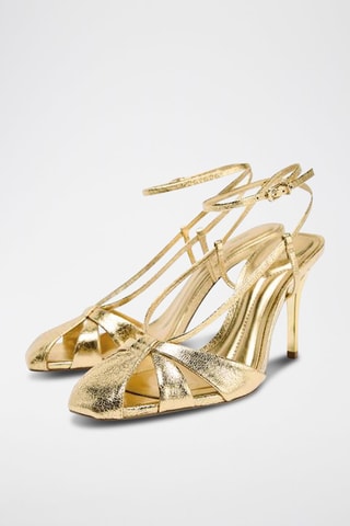 Sandálias de salto - Dourado