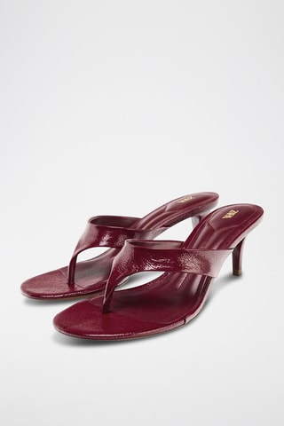 Sandálias de salto - Bordô