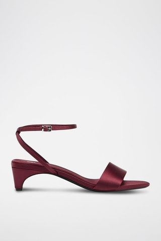 Sandálias de salto - Bordô