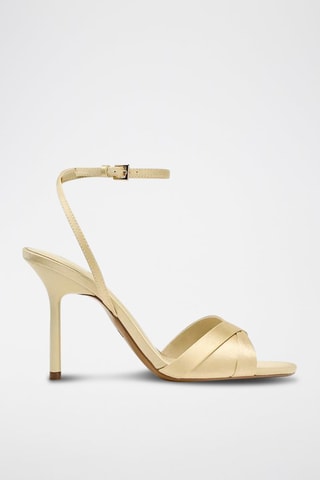 Sandálias de salto - Cru