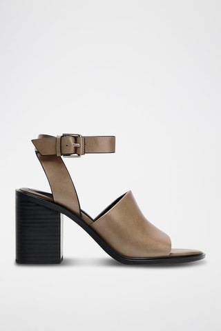 Sandálias de salto em couro - Toupeira