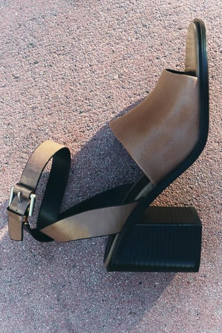 Sandálias de salto em couro - Toupeira