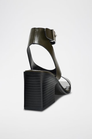 Sandálias de salto - Caqui