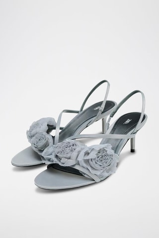 Sandálias de salto - Azul-celeste