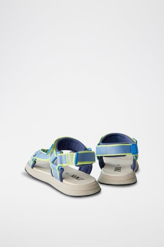 Sandálias - Azul-claro