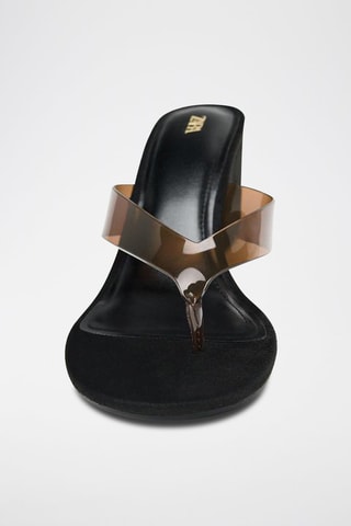 Sandálias com cunha - Preto