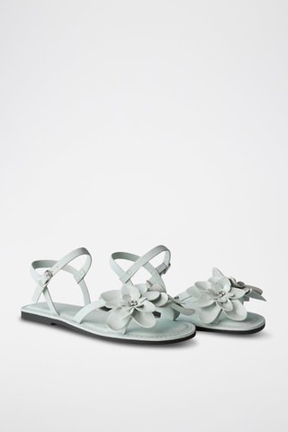 Sandálias - Azul-claro