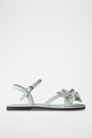 Sandálias - Azul-claro