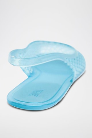 Sandálias estilo medusa - Azul-claro