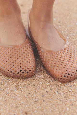 Sandálias estilo medusa - Bege