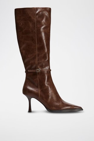 Botas - Castanho-escuro