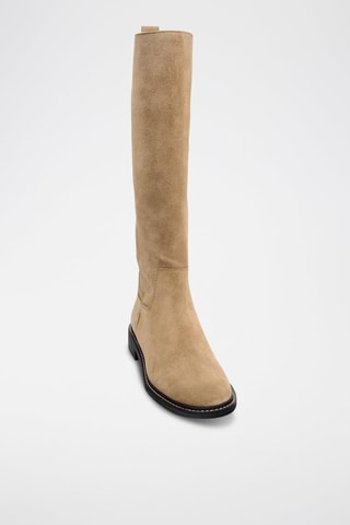 Bottes en nubuck - Beige