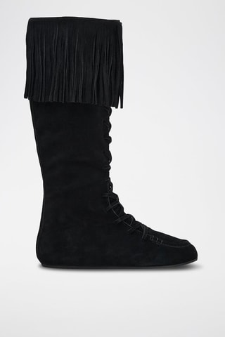 Botas em nobuck - Preto