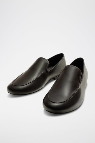 Mocassins em couro - Preto