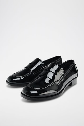 Mocassins envernizados - Preto