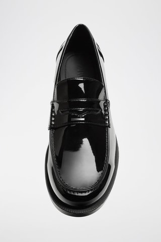 Mocassins envernizados - Preto