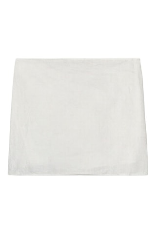 Paréo en lin - Blanc