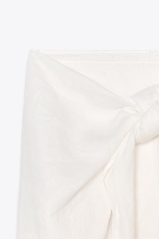 Paréo en lin - Blanc