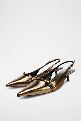 Sapatos de salto - Dourado