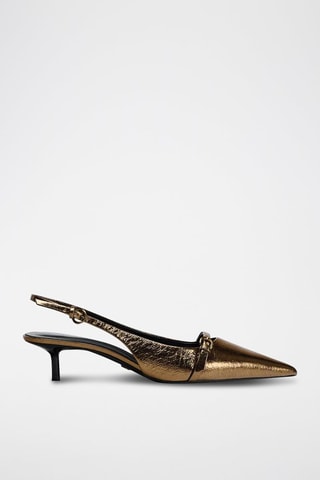 Sapatos de salto - Dourado