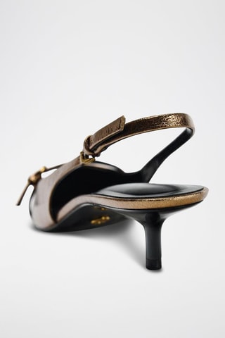 Sapatos de salto - Dourado