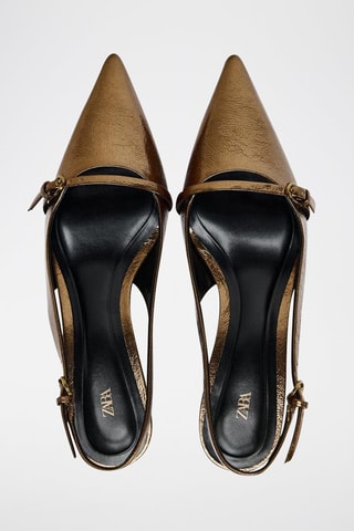 Sapatos de salto - Dourado