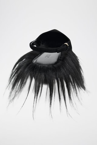 Sapatos de salto em nobuck - Preto